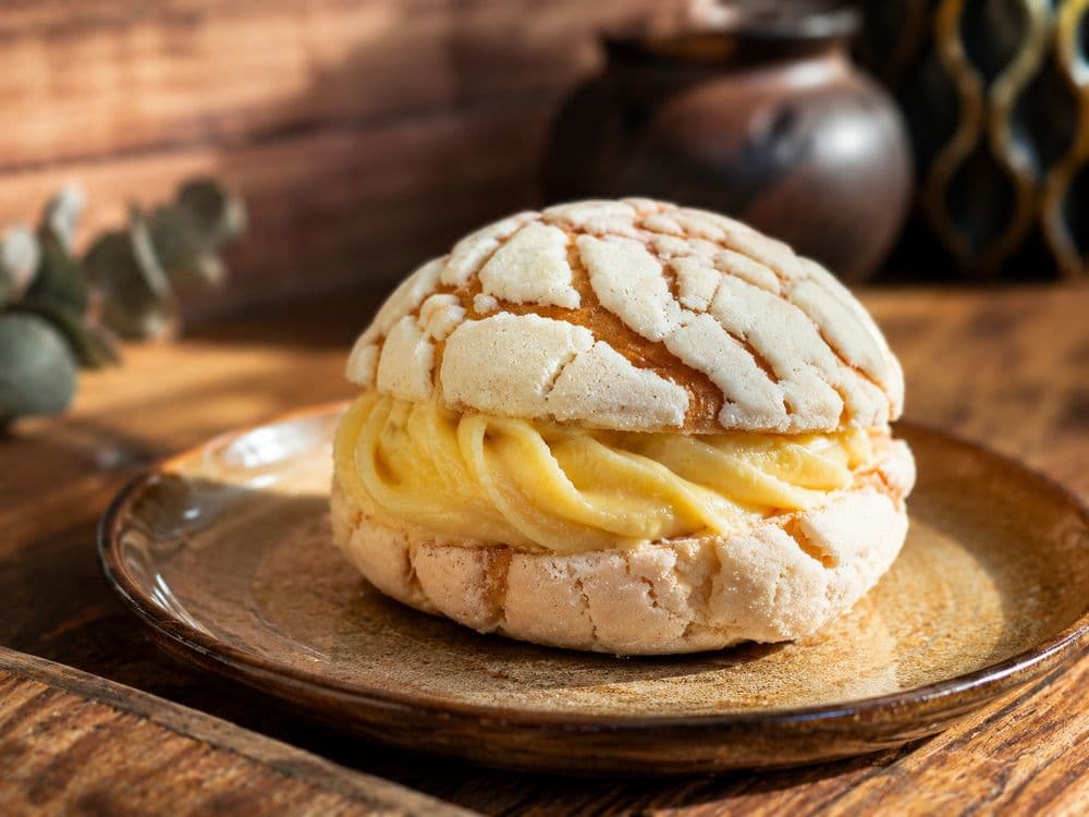 Conchas con crema pasticciera