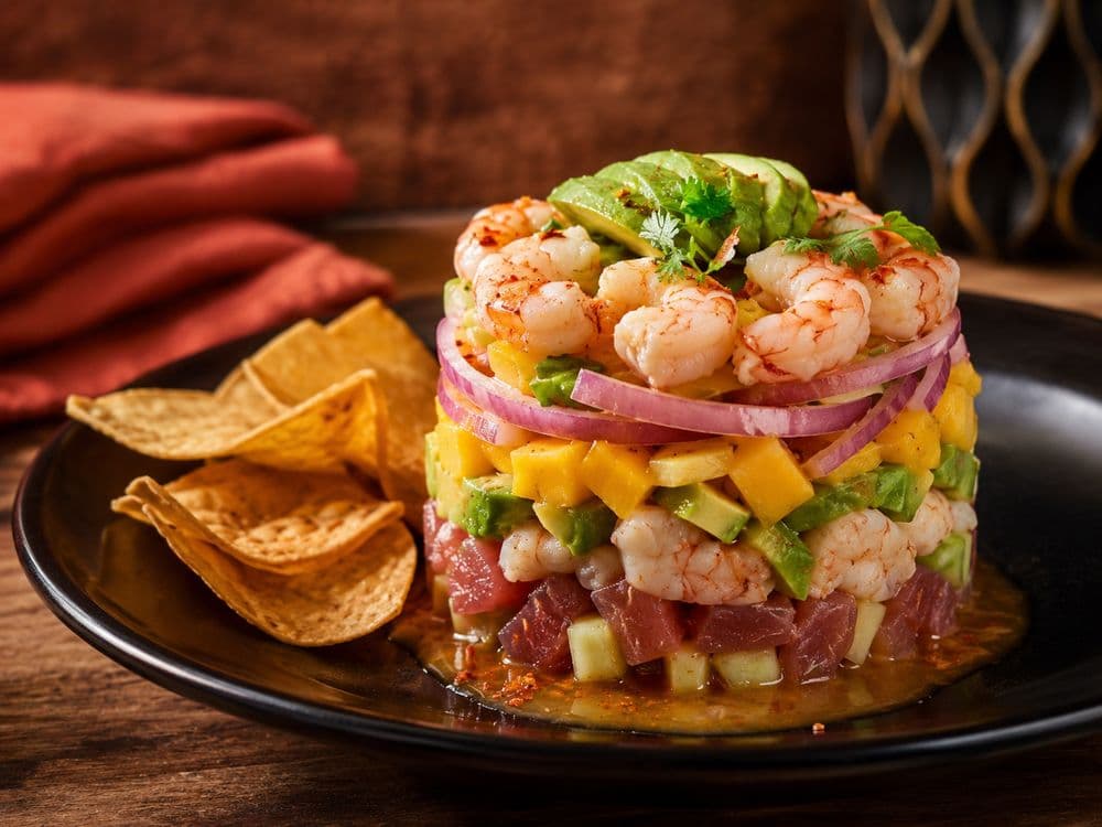 Torre di frutti di mare