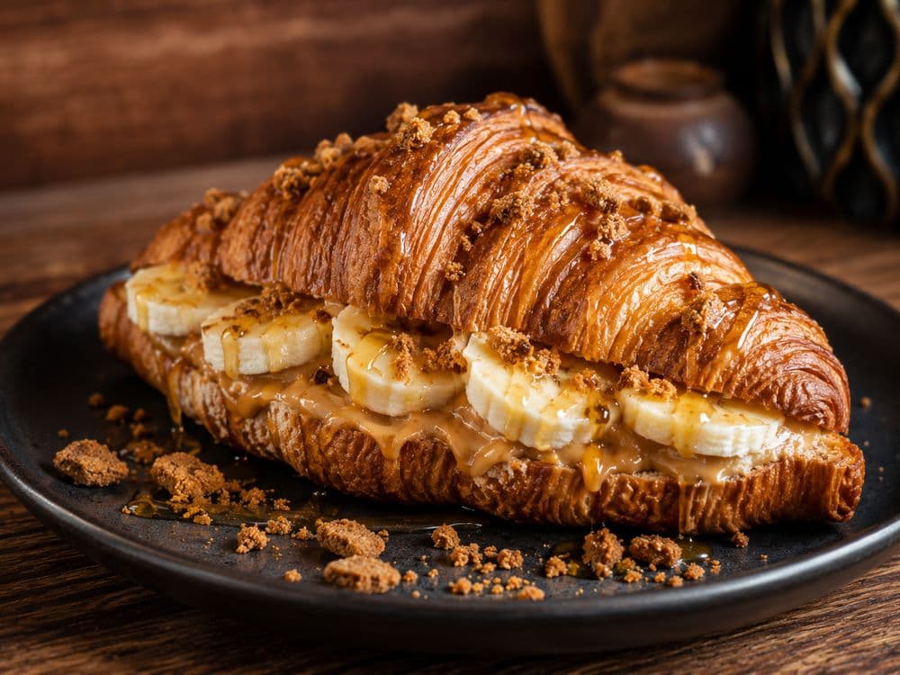 Cornetto Banana, Burro di Arachidi e Miele