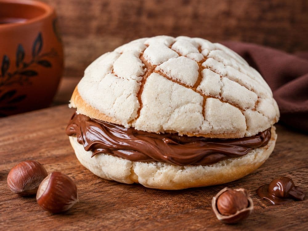Conchas con Nutella