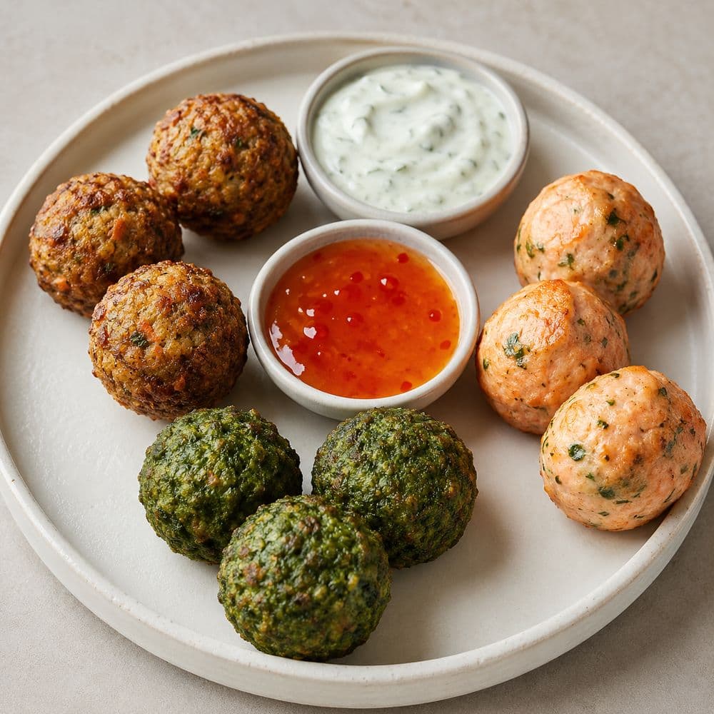 Tris di polpette