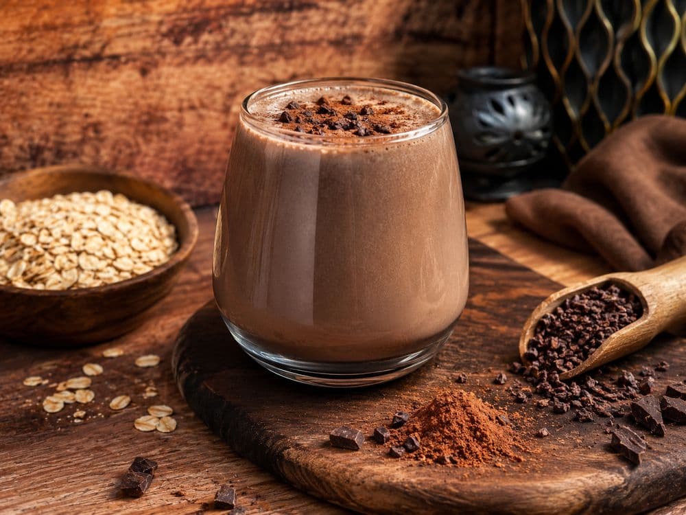 Latte d'avena al cacao