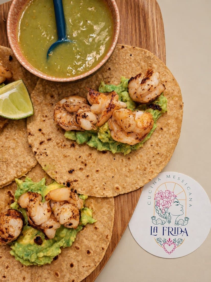 Tacos di Gamberi